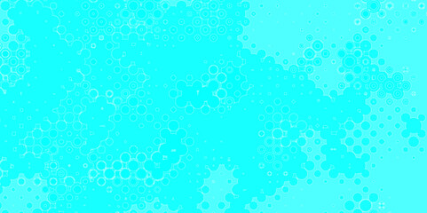Fototapeta na wymiar Modern geometric halftone creative abstract art circles design texture for luxurious background, use for design sky-blue and white texture background, monochrome background of spots halftone.