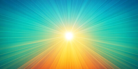 Obraz premium Turquoise and tangerine Gradient Colors Background, Radiant Fusion Effect, Pastel background, Gradient Background