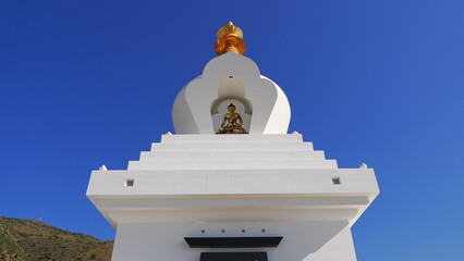Buddhist stupa in Benalmadena, Malaga, Spain - 771323583
