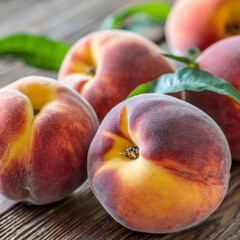 Fototapeta na wymiar Peach, organic food, healthy diet, peach