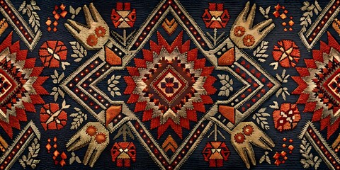 Whimsical Weaves, A Seamless Doodle for Creative Projects