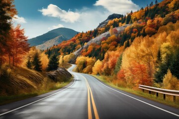 Scenic October road trip