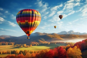 October hot air balloon festival