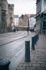 A street of the Belgian city, Ghent