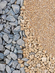  dolomite and granite crushed stone on the construction site - 771333189