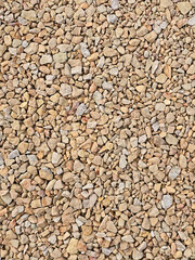dolomite crushed stone on the construction site - 771333561