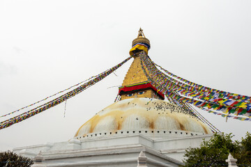 Swayambhunath Temple stupa in Nepal
