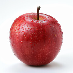red apple isolated on white background