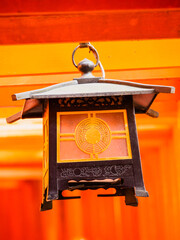 Torii gates in Fushimi Inari, Kyoto, Japan - 771336394