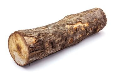 Isolated Log on White Background. Perfect for Food, Wine, Bakeries, and Cork-inspired Projects