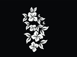 Decorative artistic floral frame design