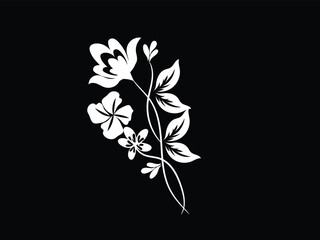 Decorative artistic floral frame design
