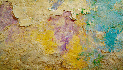 cracked paint on a basement wall