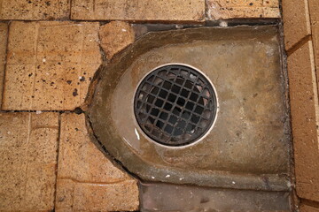 Unblocked kitchen drain, after work was completed.