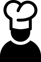 Chef illustration icon isolated 