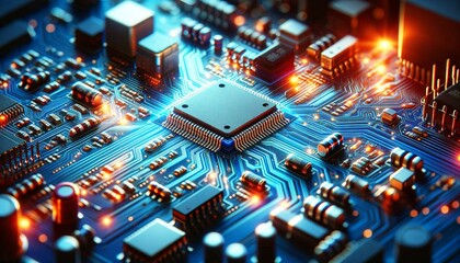 Microchip Central Glow Circuit Board Technology Detail
