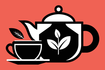 vector design Herbal Tea Icon