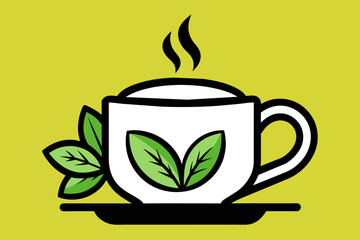 vector design Herbal Tea Icon