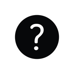 Question vector icon. About flat sign design. Info symbol pictogram. Help icon. FAQ sign. Information sign. UX UI icon