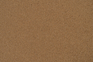 Fototapeta na wymiar Texture of wet sand on a beach top view