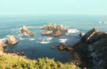 Cliffs of Loiba, famous for its sharp spiers, inaccessible beaches, for having the bank with the best views of the world, 