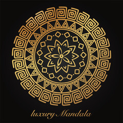 Elegant luxury mandala pattern background, circular pattern vector design