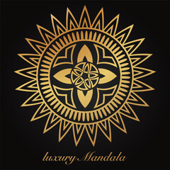 Elegant luxury mandala pattern background, circular pattern vector design