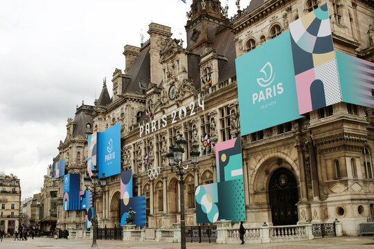 Paris - H&ocirc;tel de Ville - Jeux Olympiques 2024