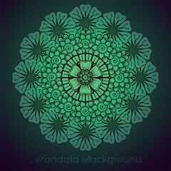 Elegant luxury mandala pattern background, circular pattern vector design