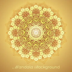 Elegant luxury mandala pattern background, circular pattern vector design