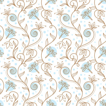 Floral textile pattern print vector design for fabrics