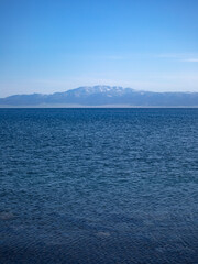 Fototapeta premium blue sky and sea