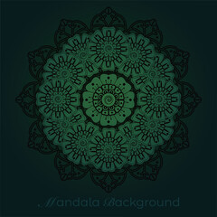 Elegant luxury mandala pattern background, circular pattern vector design