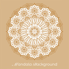 Elegant luxury mandala pattern background, circular pattern vector design