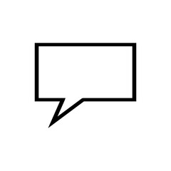 Adobe Illustrator ArtworkMessage icon vector. Chat illustration sign. Forum symbol. Communication logo.