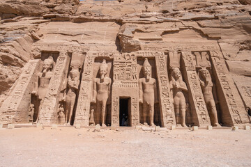 Abu Simbel, Temple of Nefertari, temples of ancient Egypt, ancient civilizations