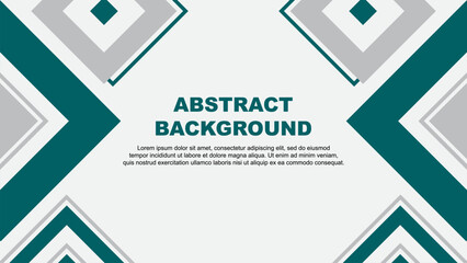 Abstract Teal Background Design Template. Banner Wallpaper Vector Illustration. Teal Independence Day