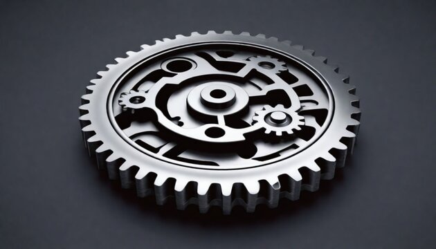 3d model A gear icon representing settings or opti (2)