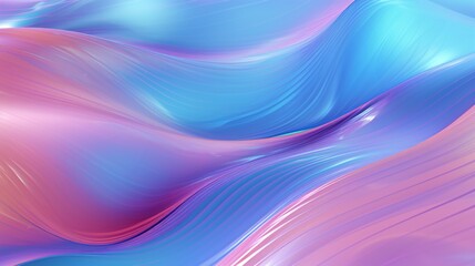 Fototapeta premium Tranquil Holographic Currents: Peaceful currents flow in a holographic realm.
