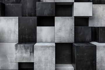 Contrasting black, white, and grey squares form a striking image symbolizing the essential elements of the sales process