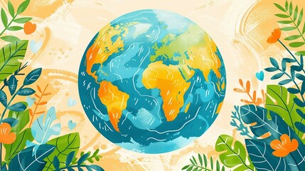 Naklejka premium World Environmental Education Day