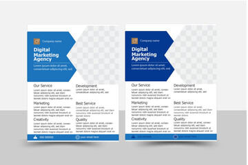  Corporate business flyer template design set. Marketing, business proposal, promotion, advertise, publication, cover page. new digital marketing flyer set.New fiyer set.Creative and clean corporate

