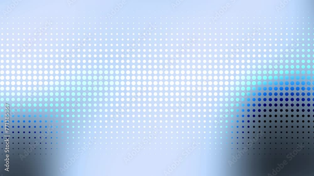 Aufkleber abstract background with glossy blue dots and blur background. seamless looping motion design. video
