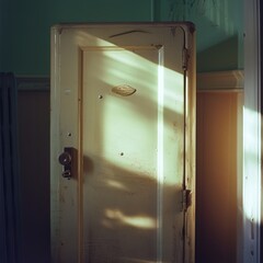 door with a keyhole