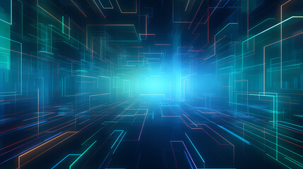 Obraz premium Abstract technology background