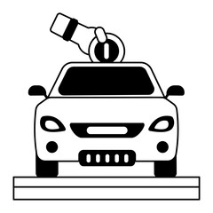 Obraz premium Here’s a glyph icon of taxi payment 