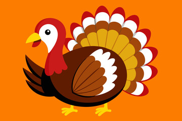Thanksgiving Turkey Illustration 