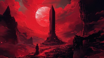 Captivating game label with bold red color scheme.