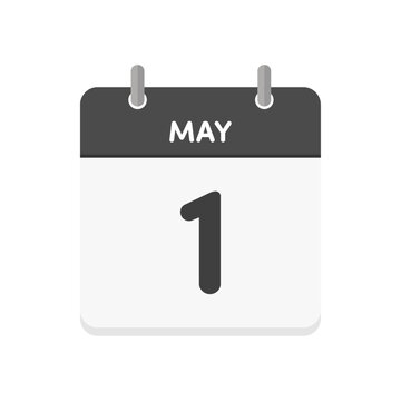 5月1日･MAY 1st の日めくりカレンダーのアイコン - 昭和の日･メーデー･5/1ののイメージ