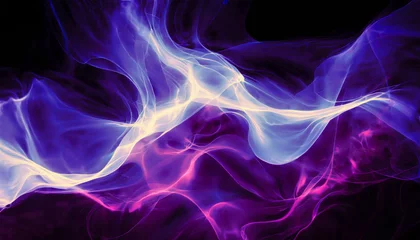 Foto op Canvas 流動的な光・煙・スモークのグラフィック素材 © ILLUSTRATION ＊ STORE